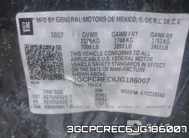 3GCPCREC6JG186007 фото 10