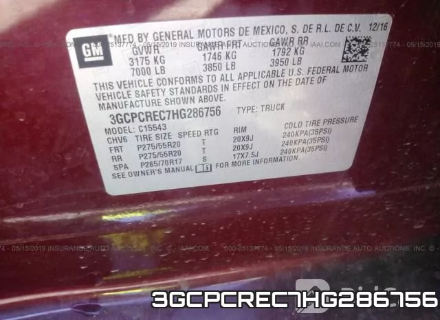 3GCPCREC7HG286756 фото 10