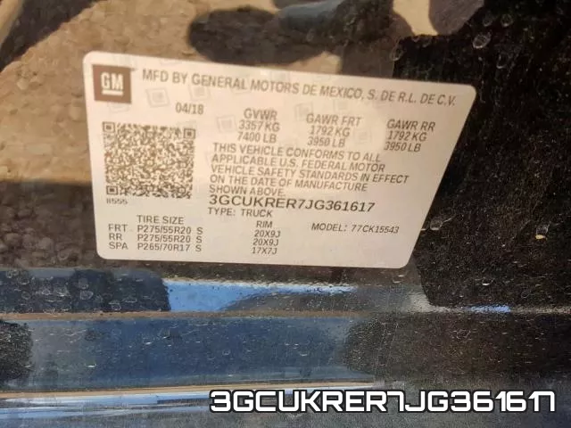 3GCUKRER7JG361617 фото 2