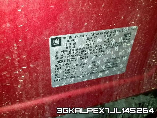 3GKALPEX7JL145264 фото 2