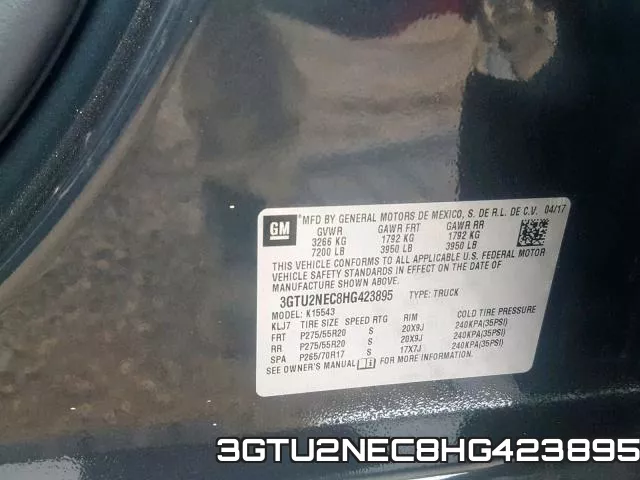 3GTU2NEC8HG423895 фото 2