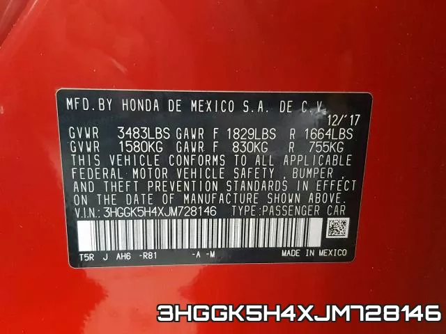 3HGGK5H4XJM728146 фото 2