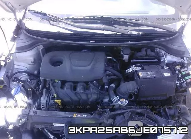 3KPA25AB6JE075712 фото 2