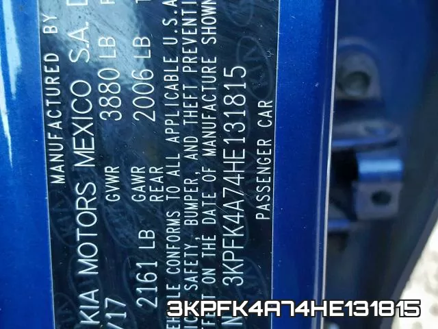 3KPFK4A74HE131815 фото 2