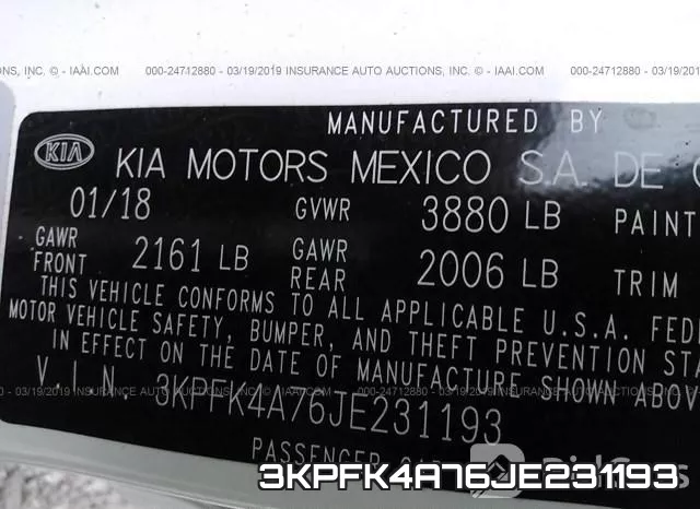 3KPFK4A76JE231193 фото 10