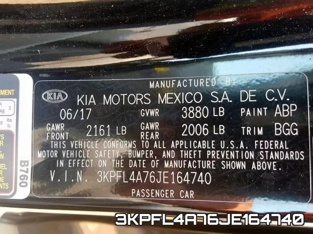 3KPFL4A76JE164740 фото 2