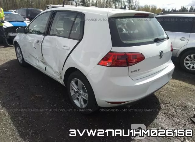 3VW217AU1HM026158 фото 4