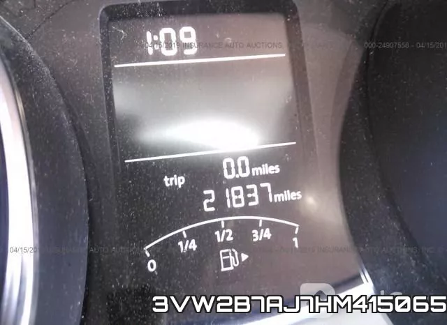3VW2B7AJ7HM415065 фото 8