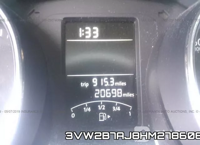 3VW2B7AJ8HM278606 фото 8