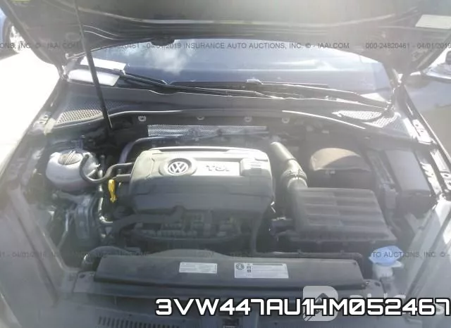 3VW447AU1HM052467 фото 2