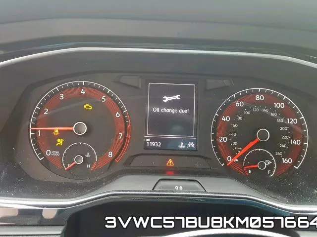 3VWC57BU8KM057664 фото 9