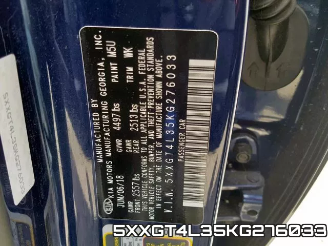 5XXGT4L35KG276033 фото 2