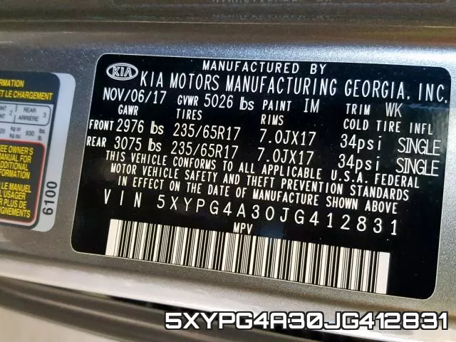 5XYPG4A30JG412831 фото 2