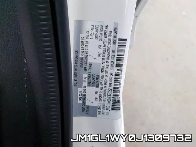 JM1GL1WY0J1309732 фото 2