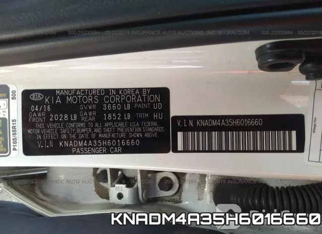 KNADM4A35H6016660 фото 10
