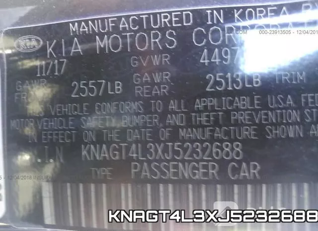 KNAGT4L3XJ5232688 фото 10