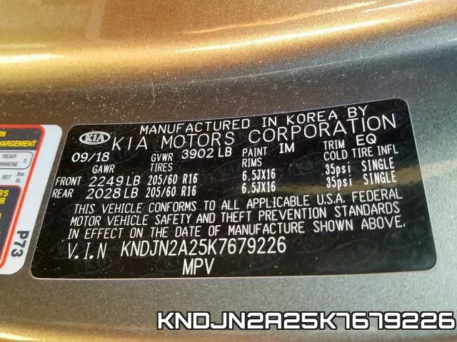 KNDJN2A25K7679226 фото 2