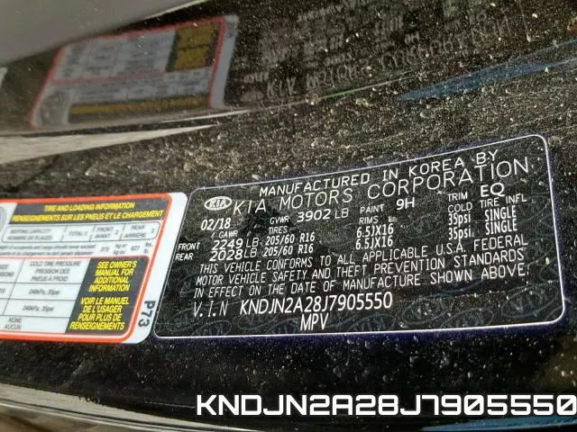 KNDJN2A28J7905550 фото 2