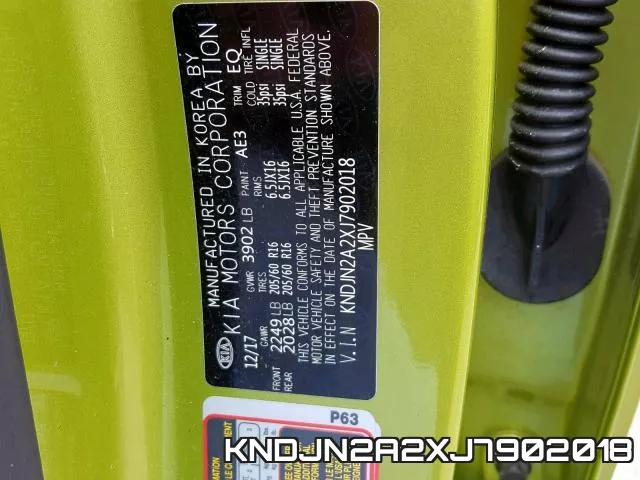 KNDJN2A2XJ7902018 фото 2