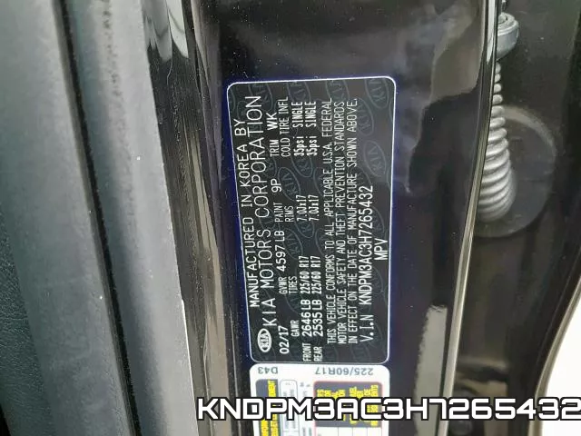 KNDPM3AC3H7265432 фото 2