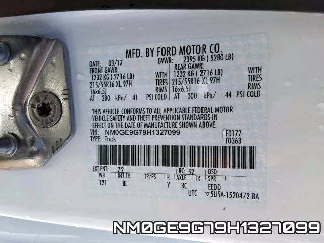 NM0GE9G79H1327099 фото 2