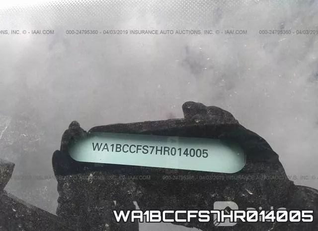 WA1BCCFS7HR014005 фото 10