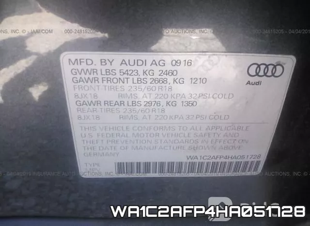 WA1C2AFP4HA051728 фото 10