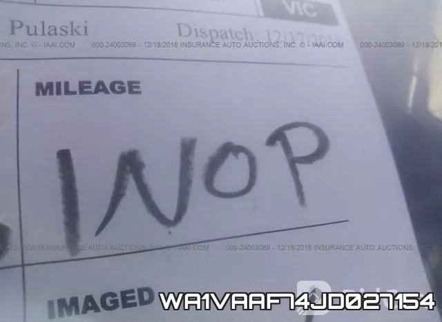 WA1VAAF74JD027154 фото 8