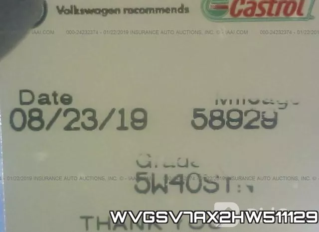 WVGSV7AX2HW511129 фото 8