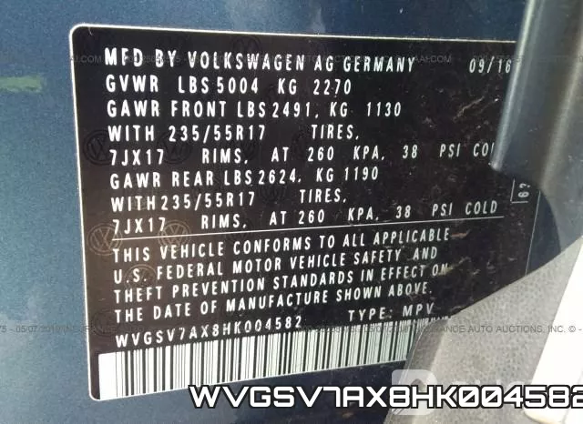 WVGSV7AX8HK004582 фото 10