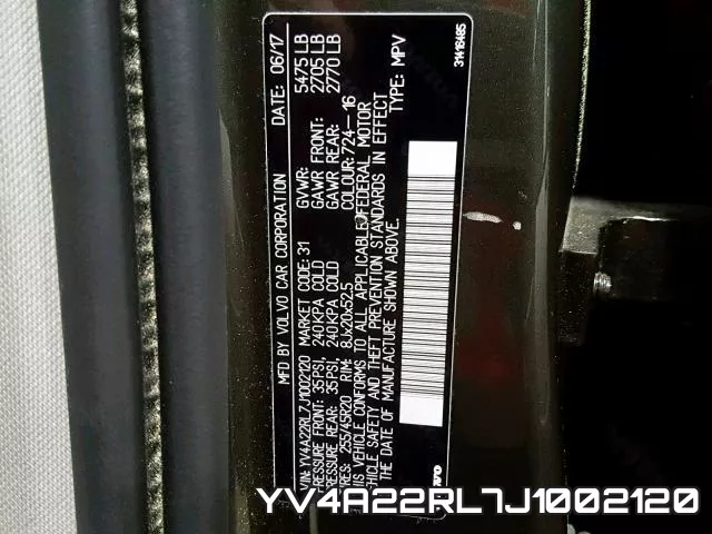 YV4A22RL7J1002120 фото 2