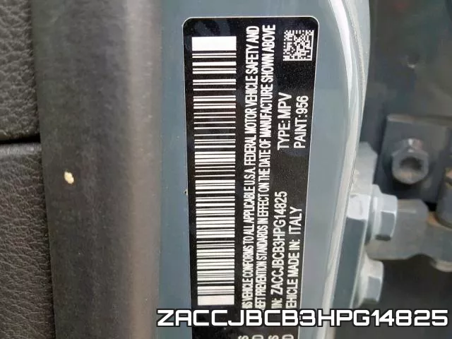 ZACCJBCB3HPG14825 фото 2