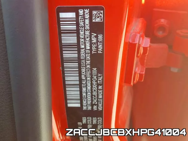 ZACCJBCBXHPG41004 фото 2