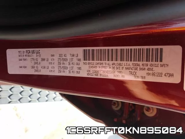 1C6SRFFT0KN895084 фото 2
