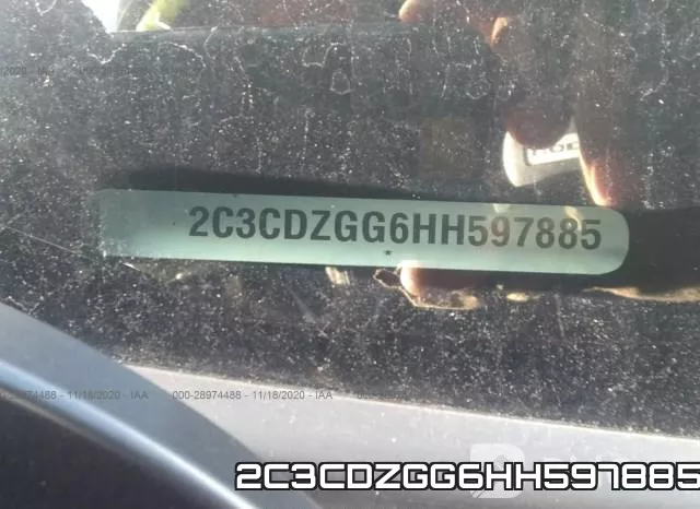 2C3CDZGG6HH597885 фото 10