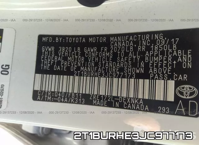 2T1BURHE3JC977173 фото 10