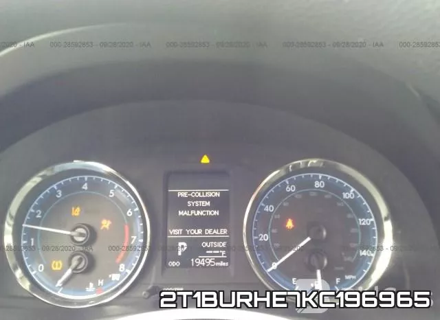 2T1BURHE7KC196965 фото 7