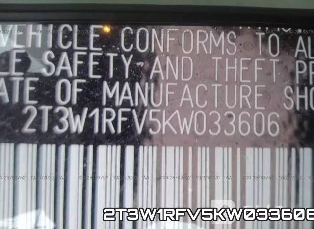 2T3W1RFV5KW033606 фото 10