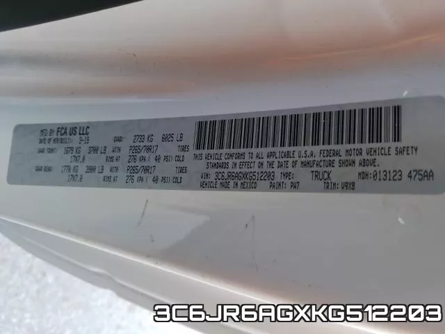 3C6JR6AGXKG512203 фото 2