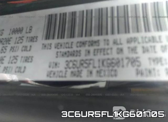 3C6UR5FL1KG601705 фото 10