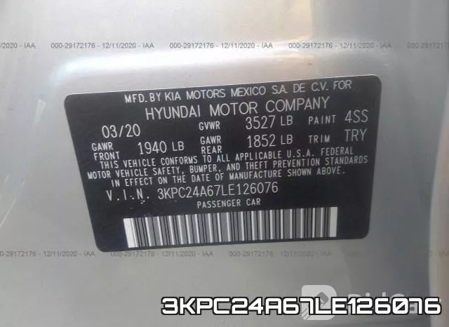 3KPC24A67LE126076 фото 10