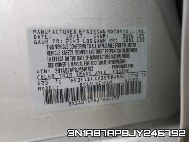 3N1AB7AP8JY246792 фото 2