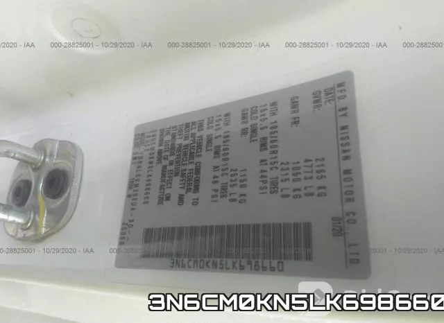 3N6CM0KN5LK698660 фото 10