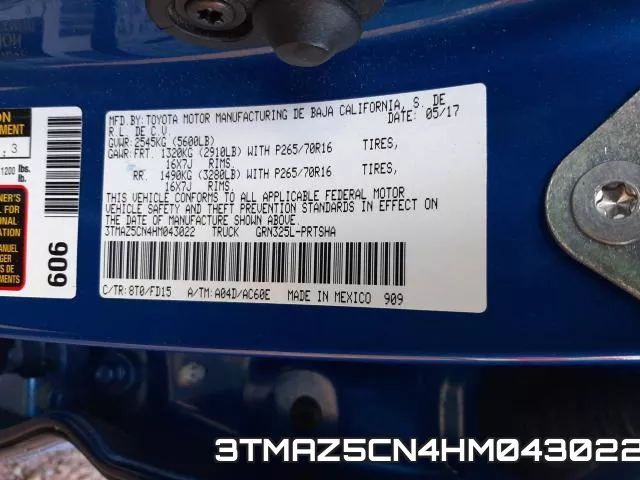3TMAZ5CN4HM043022 фото 2