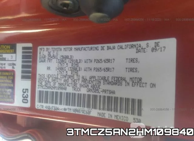 3TMCZ5AN2HM109840 фото 10