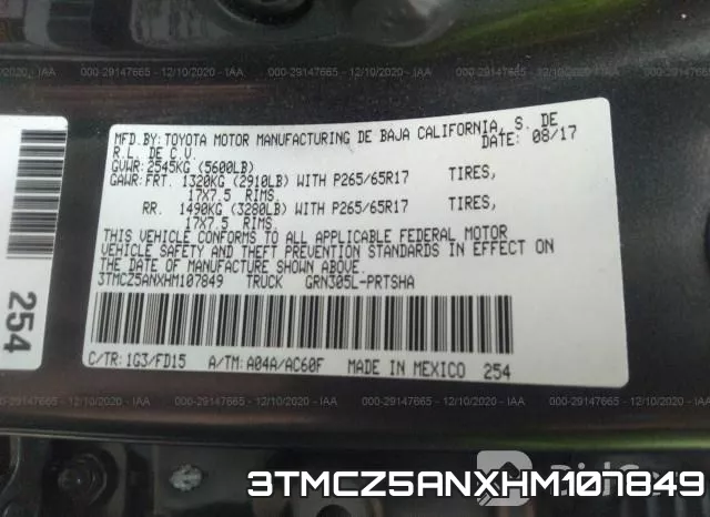 3TMCZ5ANXHM107849 фото 10