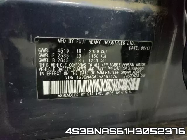 4S3BNAS61H3052376 фото 2