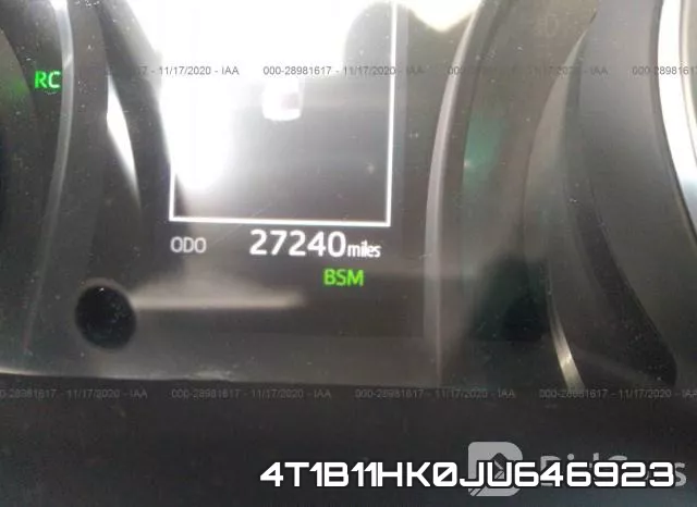 4T1B11HK0JU646923 фото 8