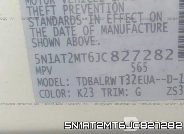 5N1AT2MT6JC827282 фото 10