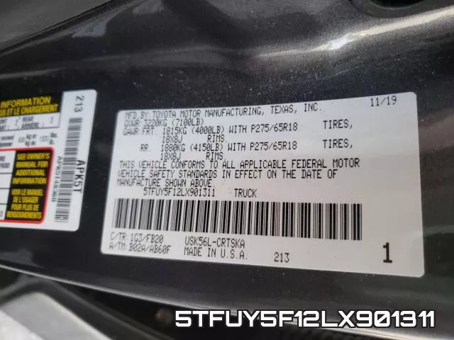 5TFUY5F12LX901311 фото 2